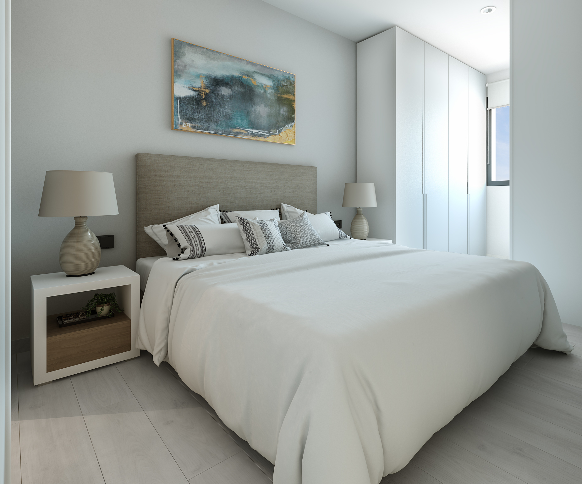 Habitación principal con vestidor