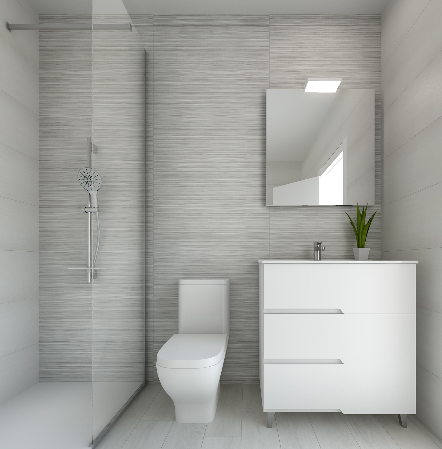 Baño totalmente equipado