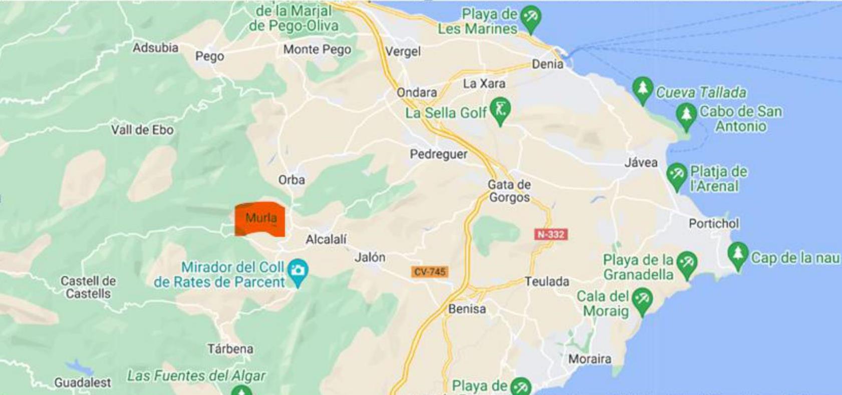 Plano de ubicación de Zen Castellet