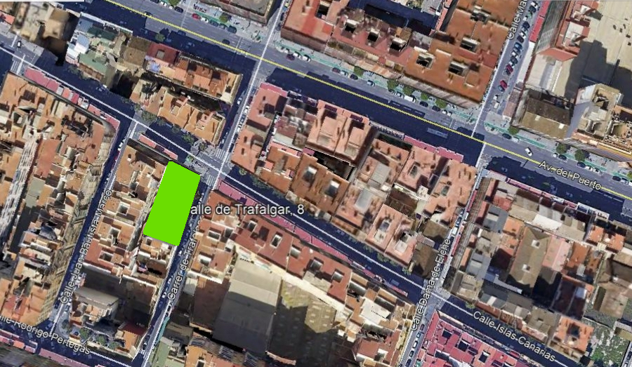Plano de ubicación de Zen Trafalgar Valencia